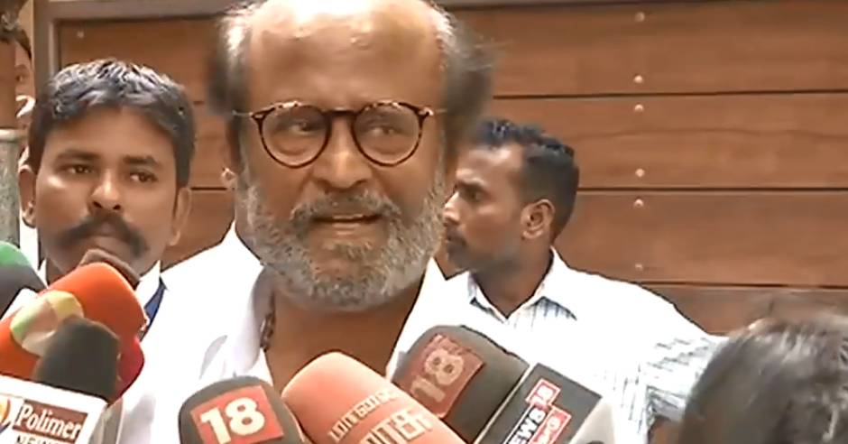 Rajinikanth says he cant apologize for his Thuglak event speech