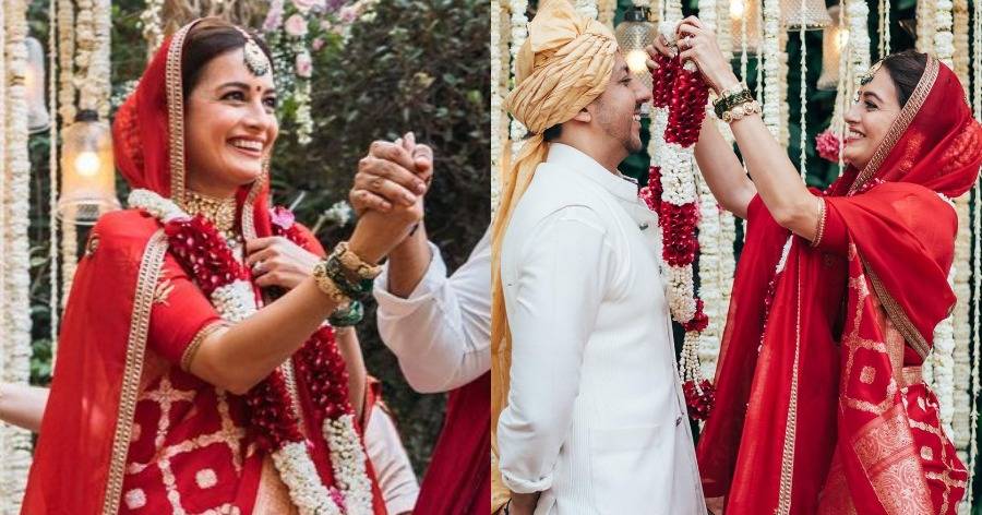 Dia Mirza Wedding Vaibhav Rekhi Marriage Photos Videos Go Viral