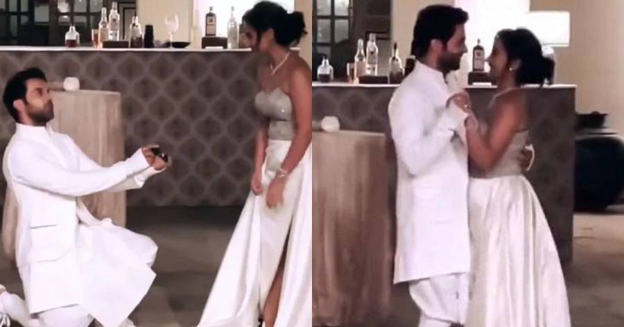 Rajkummar Rao Goes Down On His Knees For Patralekha Pre Wedding Video Galatta