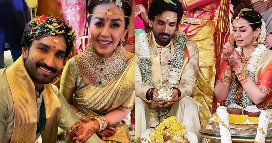 Aadhi pinisetty gets married to actress nikki galrani wedding pictures ...