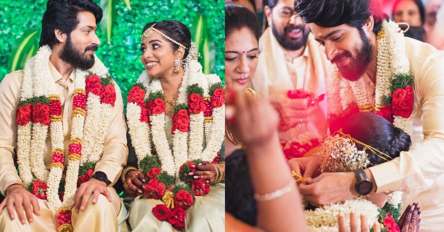 Harish Kalyan Gets Married To Narmada Udayakumar Wedding Pictures 