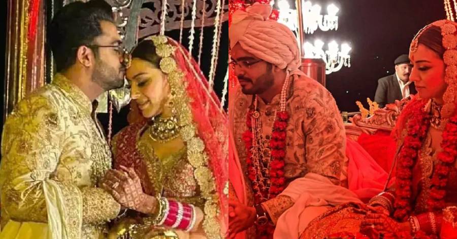 Hansika motwani and sohael khaturiya get married in a fairy tale ...