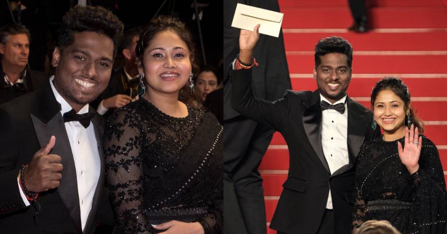 Atlee and wife priya on the cannes film festival 2023 red carpet jawan ...