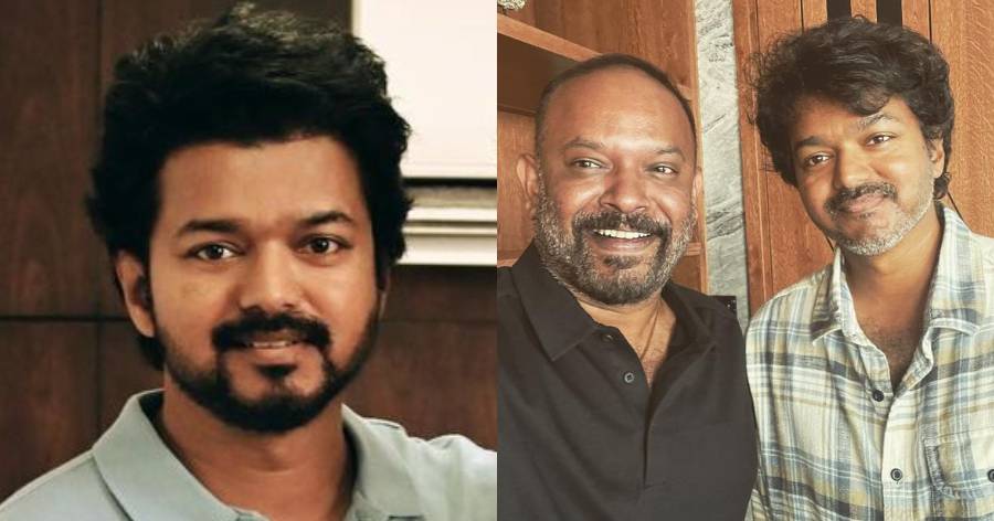 Thalapathy vijay latest photo with ajmal ameer sets off thalapathy 68 ...