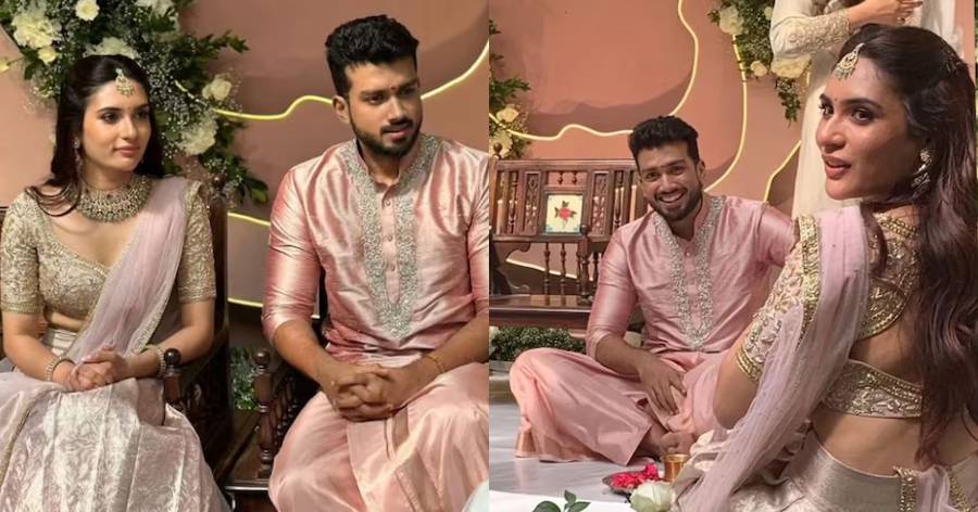 Kalidas Jayaram Gets Engaged To Model Tarini Kalingarayar, Engagement ...