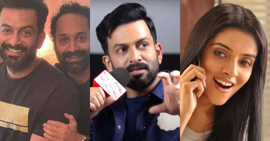 Aadujeevitham Prithviraj Sukumaran Looks Back On His First Screen Test With Asin At Fahadh