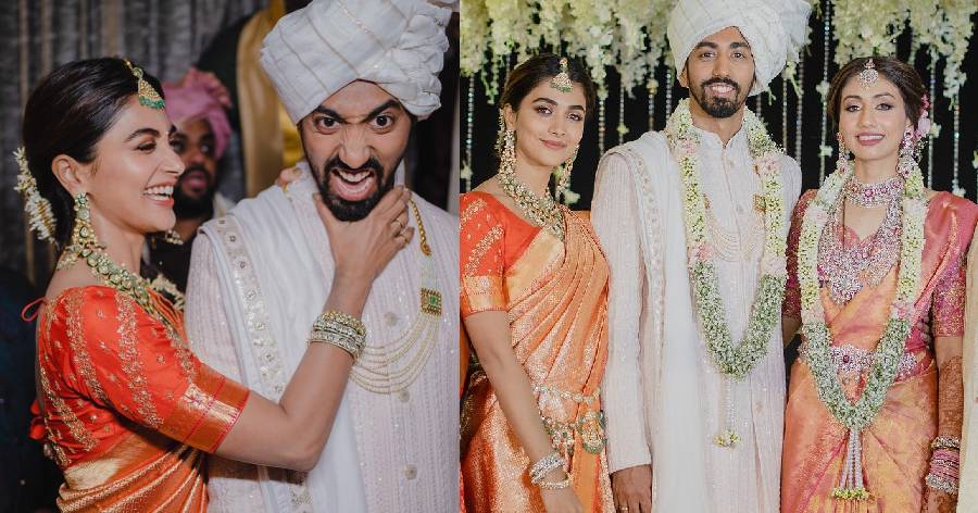 pooja hegde brother rishabh hegde gets married viral photos - TIme News