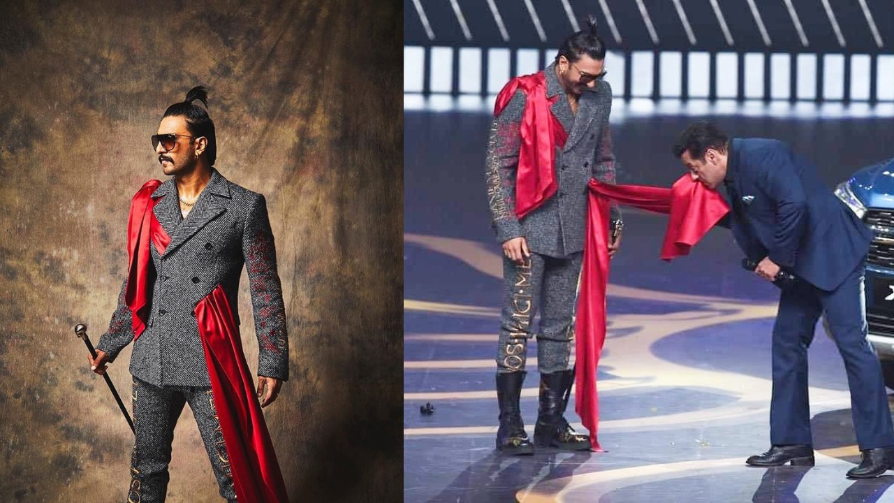 Ranveer Singh Wore A Crazy Moschino Suit For IIFA 2019