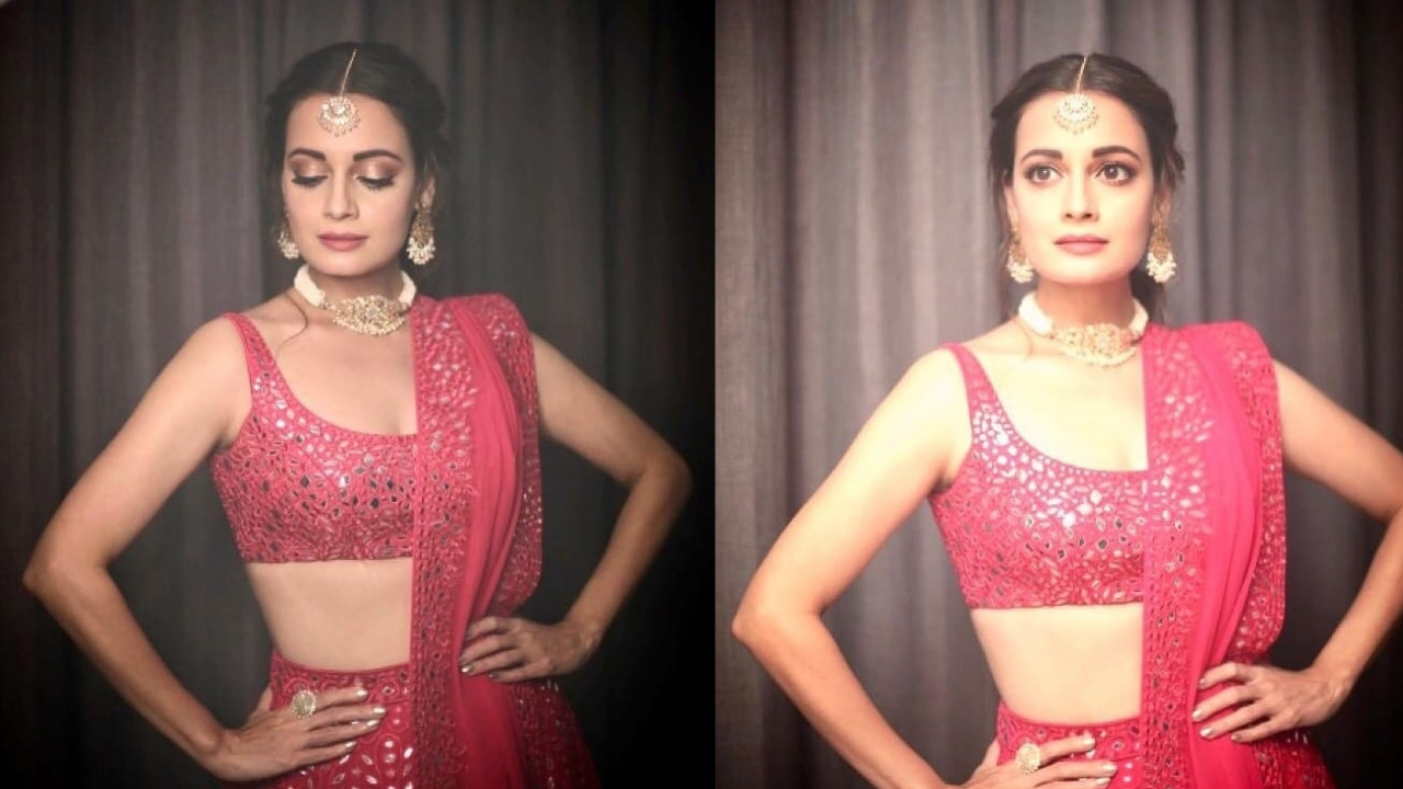 Aza - Dia Mirza looks alluring in #HouseofKotwara's... | Facebook